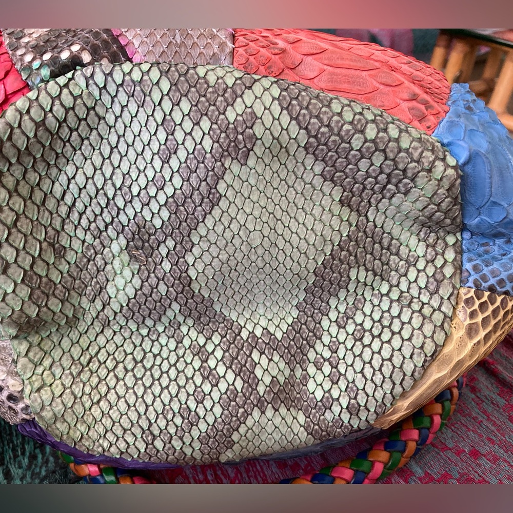Ronald Furst python drawstring purse - Picture 6 of 7